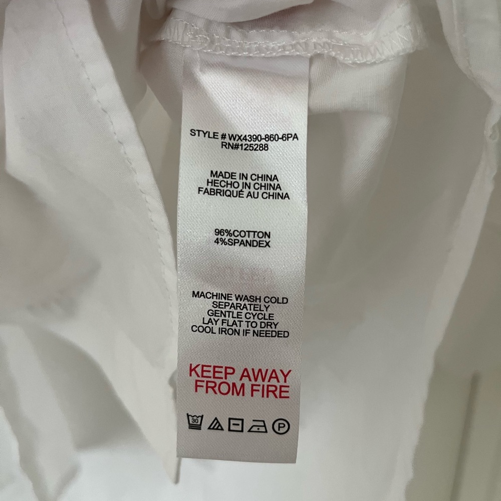 Jason Wu White Oversized Button Down - image 5